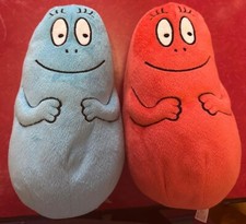 2 Pupazzi peluche barbapapà cm 25 ,anno 2012 