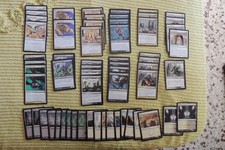 Carte Magic MAZZO BIANCONERO con 3 rare e 6 nc - allenamento-Tornei DESCRIZIONE