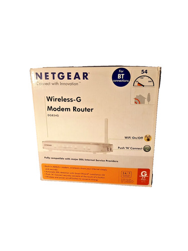 Netgear dg834g router - netgear, g