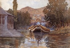 Antico dipinto ad acquerello