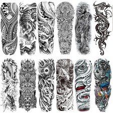 Set 12 fogli tatuaggi