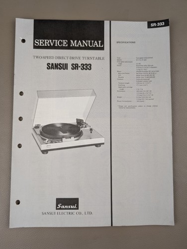 Sansui 333 speed - sansui, to