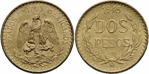 Messico pesos 1945 - messico,