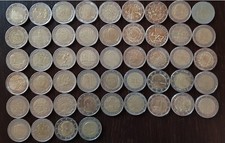 stock, collezione 55 monete 2