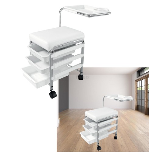 Carrello manicure con seduta - con,