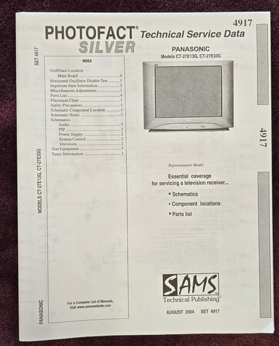 Sam photofact 4917 manuale - photofact,