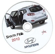 Hyundai Santa Fe 2010 manuale officina workshop manual