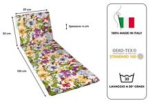 CUSCINO LETTINO PRENDISOLE MARE  LUNG cm.52+130 LARG 57 H 4 PRIMAVERA