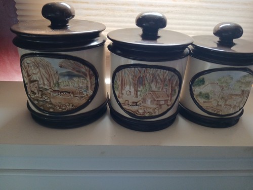 Bidoni cucina in ceramica - 3,