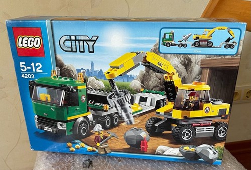 Lego city 4203 escavatore - lego,