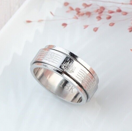 Anello mantra righe - mantra, 5