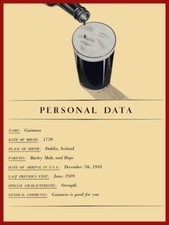 1934 Guinness Beer Re-intro to