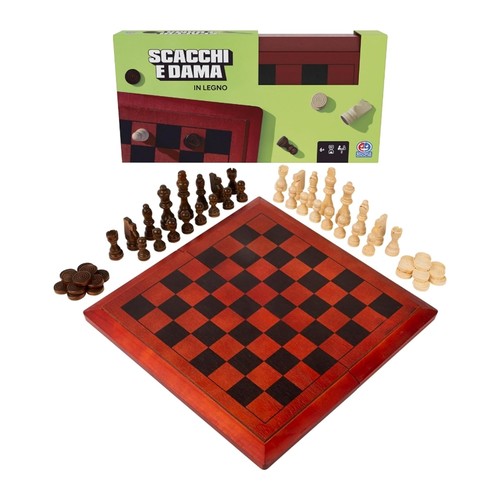 Dama scacchi legno deluxe - &,