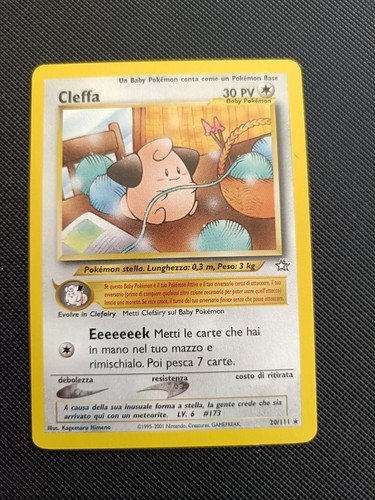 Pokemon cleffa neo genesis - pokemon,