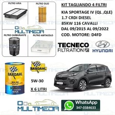 KIT TAGLIANDO 4 FILTRI OLIO