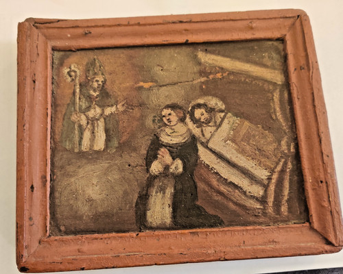 Voto dipinto legno - ex,
