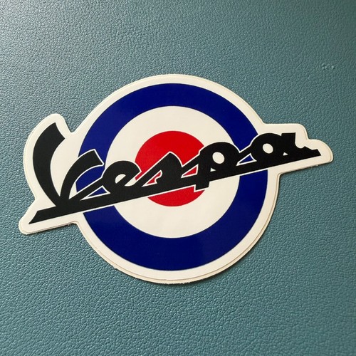 Adesivo vespa blu 9cm - x, 6cm