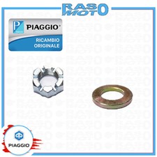 Dado + Rondella Mozzo Ruota Anteriore  Piaggio  QUARGO Ribaltabile
