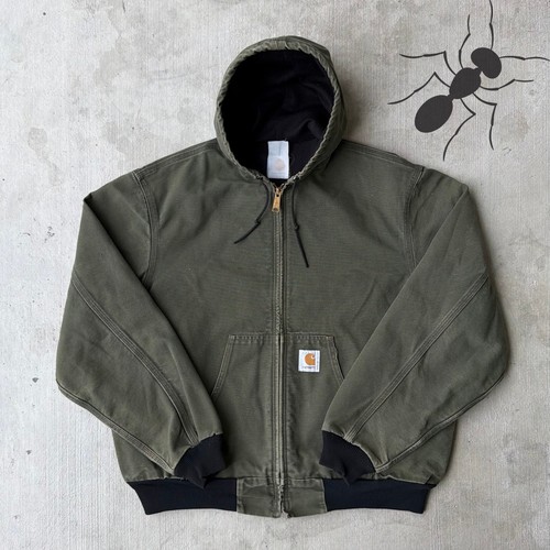 Carhartt green active - , hooded