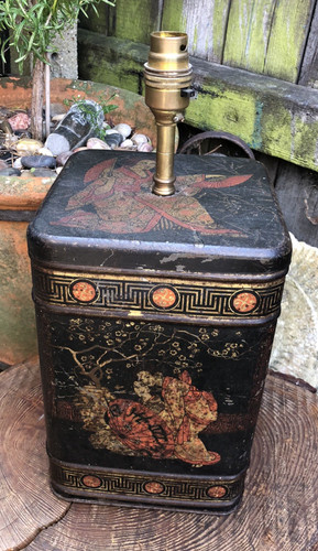 Lampada tavolo latta tè - lampada,