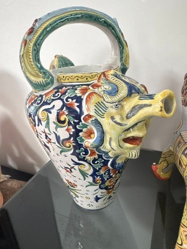 1910 vaso faience francese - 1910,