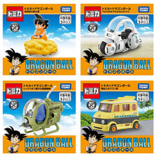 [Premio Giappone] Dream Tomica Dragon Ball Set 4 Auto Goku Kinto'un Bulma Capsula NUOVO