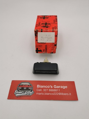 Luce targa alfa - romeo, alfetta