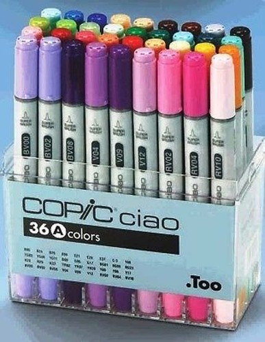 Set pennarelli copic ciao 36 - copic,