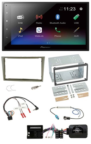 Pioneer usb bluetooth dab 2din - dab,