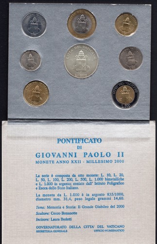 Vaticano 2000 monete - -,