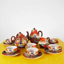 servizio da caffè giapponese in porcellana