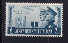africa orientale posta aerea asse hitler/mussolini non emesso n. 20 mnh