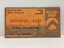 Biglietto Ticket Juventus Ajax