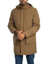 Lyle & Scott Uomo Giacca parka imbottita, Marrone
