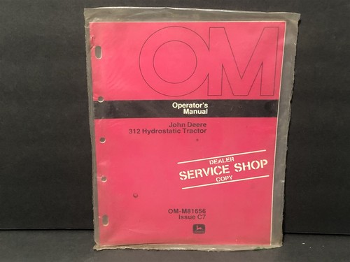 Manuale operatore john deere - operatore,