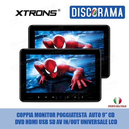 Coppia monitor poggiatesta - monitor,