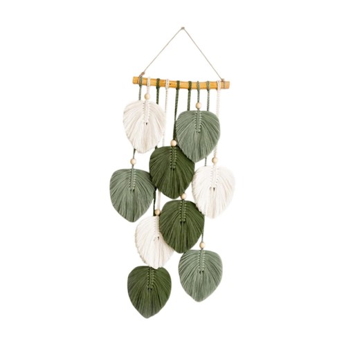 Macrame wall hanging foglie - macrame,