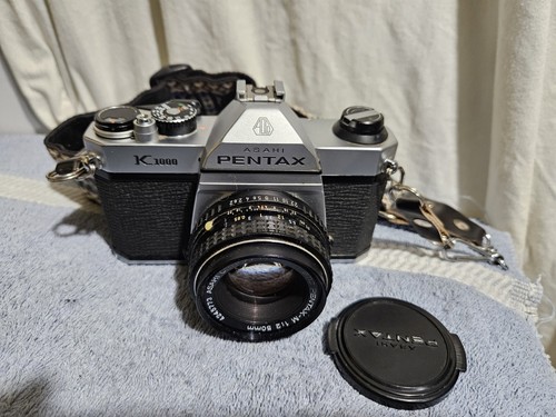Asahi pentax k1000 fotocamera - asahi,