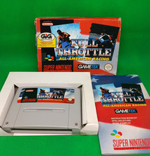 SNES - SUPER NINTENDO - FULL THROTTLE - ALL AMERICAN RACING - TESTATO