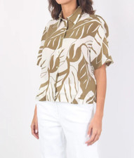 Camicia a fantasia in seta