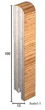 Zoccolino battiscopa legno - zoccolino,