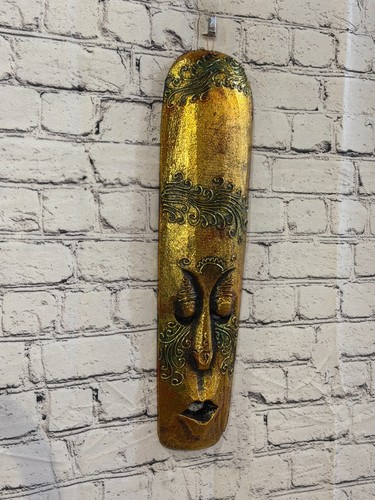 Maschera dipinta oro - , cm