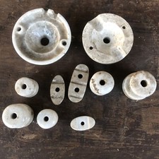 LOTTO DI VECCHI ACCESSORI IN CERAMICA PER COLLEGAMENTI ELETTRICI