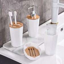 6x bagni accessori set piatto