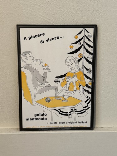 Cartello pubblicitario vintage - pubblicitario,
