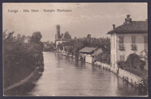 Cartolina inzago villa - -,