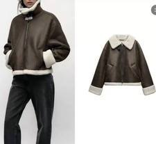  Giacca Zara NUOVA kaki double