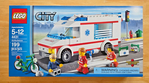 Lego city ambulance - lego:,