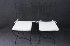 2 SEDIA '900 IN FERRO PIENO