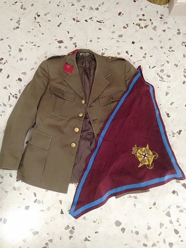 Giacca militare più foulard - giacca,